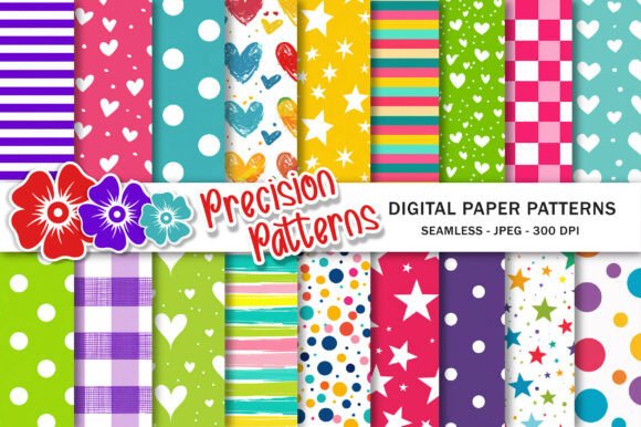 Download Neon Colors Digital Paper Pattern - Neon Collection