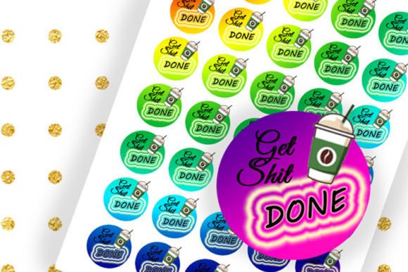 Download Planner Stickers Rainbow Icons Humorous - Stickers Collection