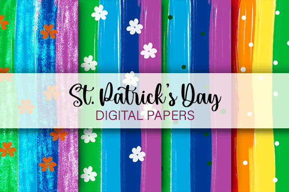 Download St Patricks Day Rainbow Patterns - Rainbow patterns Collection