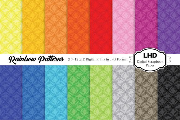 Download Rainbow Patterns Digital Backgrounds - Premium Resources