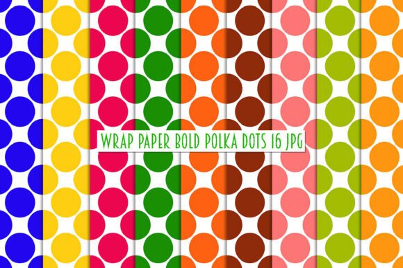 Download Wrap Paper Bold Polka Dots - Wrap Collection